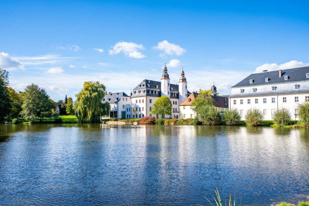 Das Schloss Blankenhain in Crimmitschau beherbergt das Deutsche Landwirtschaftsmuseum