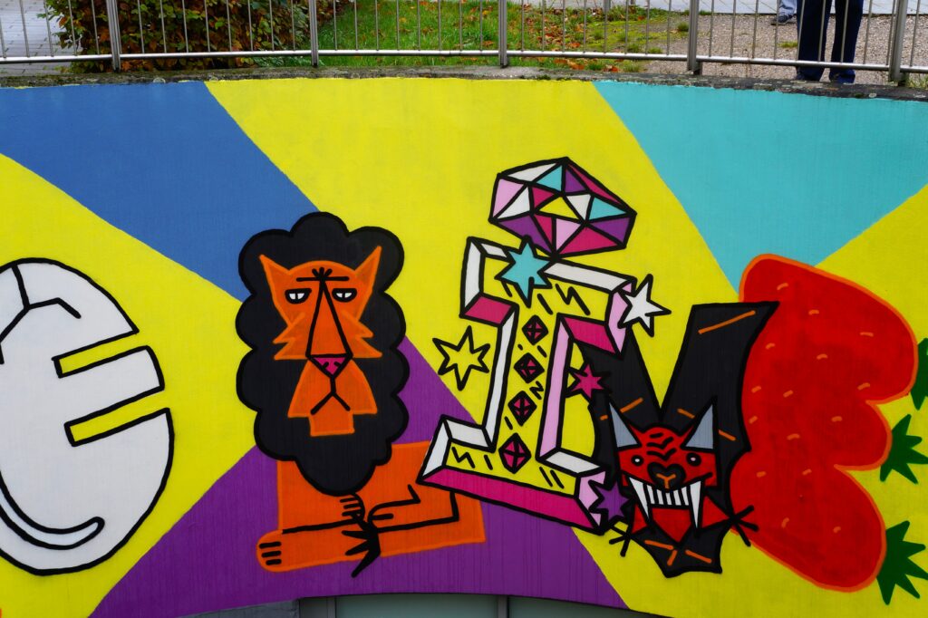 buntes Mural